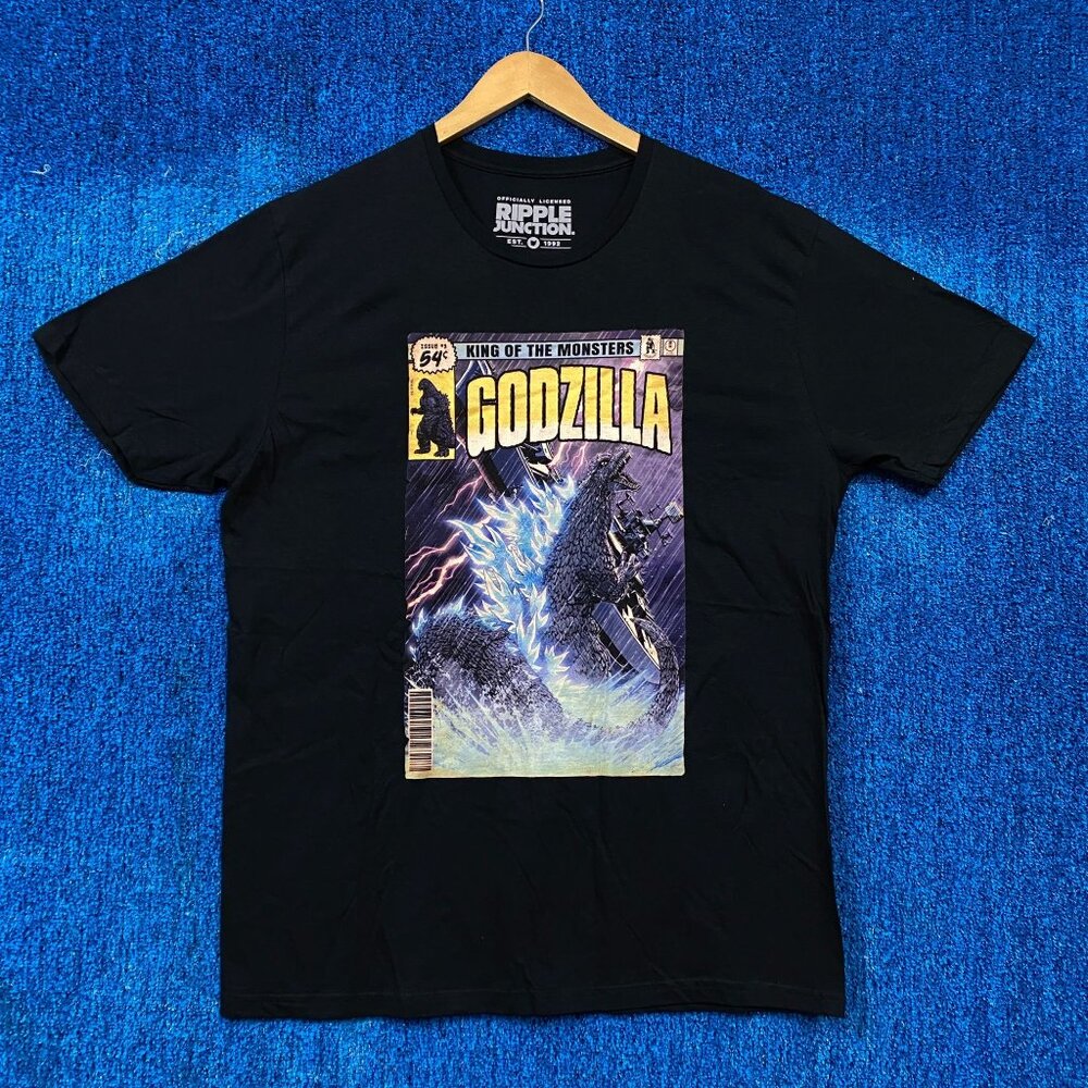 Godzilla King of the Monsters Kaiju Comic Book Cover Tee L
